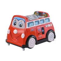 Meilleure vente Machine de jeu d'arcade à pièces de dessin animé drôle Marteau frappé sur Bus & Car Whack-a-Mole pour les enfants