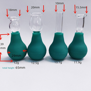 Set bekam wajah kaca Mini 4 PVC, cangkir pijat wajah vakum, bekam hisap untuk perawatan limfatik anti-selulit - Product Image 4