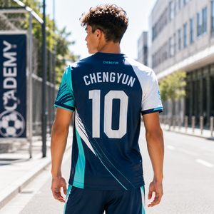 Maillot de football personnalisé authentique pour club avec technologie avancée d'évacuation de l'humidité pour les académies jeunes - Product Image 3