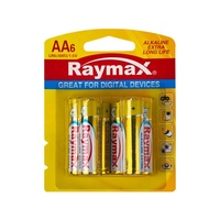 Raymax longue durée 1.5v LR6 AA 10 piles alcalines AA jetables pile primaire