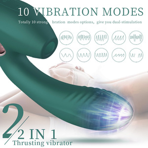 <span class=keywords><strong>Alisa</strong></span> 2-en-1 Vibrador de succión del clítoris Lovely Little Monster Real Clitoris Sucking Dildo Sucker - Product Image 2