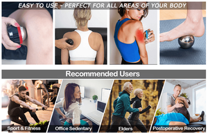 Juego de rodillos de bola de masaje frío y caliente RL para tejido profundo para cuerpo, cuello, espalda, pie, fascitis plantar - Product Image 6