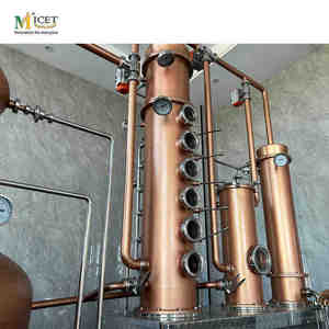 Attrezzatura automatica completa per distilleria domestica da 500L attrezzatura per distilleria di Micro alcol per Wine Whiskey Vodca - Product Image 4
