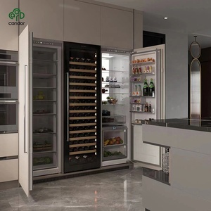 Réfrigérateur intégré innovant haute capacité avec fonction de congélation rapide et système de dégivrage sans givre pour hôtels, compresseur extérieur I - Product Image 2