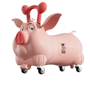 Patinete de Equilibrio para Niños Nezha Flying Pig, Bicicleta de Equilibrio de Cuatro Ruedas, Carro de Derrape Giratorio para Niños de Tres Años que Aprenden a Caminar - Product Image 1
