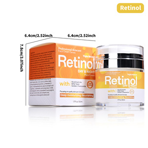 Personalización de etiquetas Crema antienvejecimiento Crema de retinol facial Antiarrugas Día Noche Crema de colágeno facial Cuidado facial Productos de belleza - Product Image 5