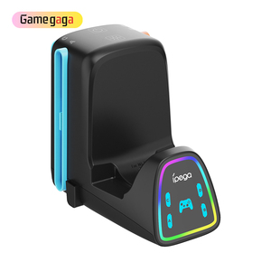 Base de carga de <span class=keywords><strong>9</strong></span> puertos DC 5V 500mA para NS/ con 2 LED para accesorios de juego del controlador Jo-con NS - Product Image 5
