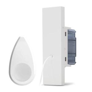 ZEN <b>Line</b> White Single Pole Bathroom Pull Button <b>Switch</b> - Product Image 1
