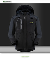 Long manteau d'hiver personnalisé pour hommes veste de ski dans la neige polaire chaude coupe-vent isolé imperméable à l'eau fermeture à glissière sur pied imperméable à capuche