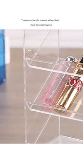 מודרני ידידותי לסביבה אודם & קוסמטיקה אחסון מתלה אקריליק איפור שולחן עבודה מסגרת מסגרת מסך - Product Image 5