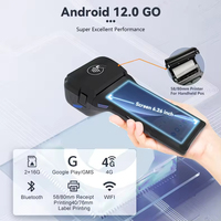 Nouvel Arrivage 5.5 Pouces 58 80mm Thermique Mobile Smart Portable Tout en Un Android 12 Caisse Enregistreuse De Poche Pos