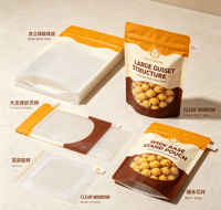 Sachet Doypack imprimé pour aliments, emballage plastique refermable, petit format, anti-odeur, sac Mylar 3.5, pochette personnalisée avec logo