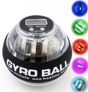 Gyro Ball con estuche de transporte ejercitador de antebrazo <span class=keywords><strong>Gyroball</strong></span> muñeca brazo entrenador ejercitador 5 Led gimnasio antebrazo Power muñeca Gyro Ball - Product Image 5
