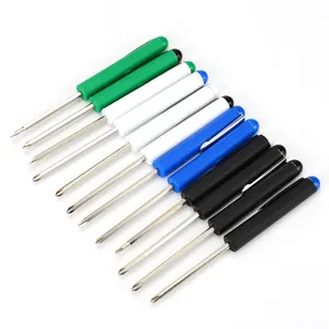 2 in 1 Pocket Pen Type Mini Screwdriver for Promotion Gift Dual Purpose Screw Driver