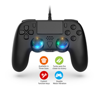 Controlador de juegos con cable de programación Marco Universal para PS5 Slim Pro consola de video Auto Turbo seis ejes giroscopio Gamepad Joysticks