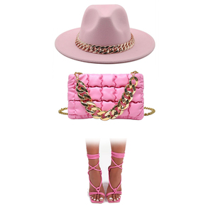 Sac Personnalisé à Logo, Vente en Gros, Chaussures et Sacs Assortis de Luxe pour Femme : Talons, <span class=keywords><strong>Sandales</strong></span> et Sacs Tendance - Product Image 4