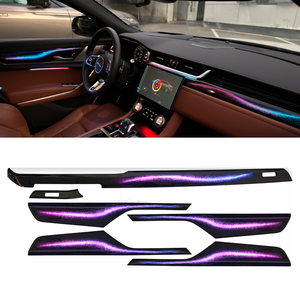 ไฟตกแต่งภายในรถยนต์ RGBIC สำหรับ Jaguar XFL ปี 2021-2025 จากโรงงานโดยตรง แถบไฟ LED สำหรับตกแต่งภายใน - Product Image 1