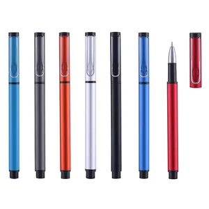 ปากกาอะลูมิเนียมเสียบปลั๊กแบบเป็นกลาง,ปากกาลายเซ็นสำหรับโฆษณาของขวัญปากกาเลเซอร์แกะสลักโลโก้