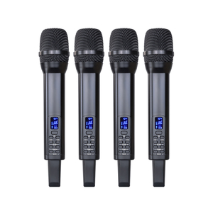 Micrófono Dinámico Portátil UHF con Conector XLR, Micrófono Inalámbrico Recargable de Mano con Eco para Karaoke, Bajo Precio para Conferencias - Product Image 4
