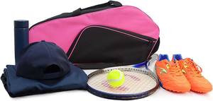 Échantillon gratuit Nouveau sac à raquette de tennis, de pickleball et de padel en cuir synthétique de luxe de haute qualité personnalisé blanc - Product Image 2