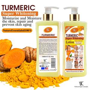 Lotion Offre Spéciale curcuma <span class=keywords><strong>carotte</strong></span> amande 1000ml Super blanchissant crème de soin de la peau hydratant nourrissant vitamine C Lotion pour le corps - Product Image 2