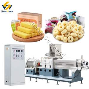 Extrudeuse automatique de casse-croûte de maïs soufflé faisant des puces de machine faisant la machine Chine machine soufflée de riz - Product Image 4