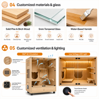 Grande villa en bois pour chat, enclos intérieur avec portes transparentes, échelle, griffoir et roulettes