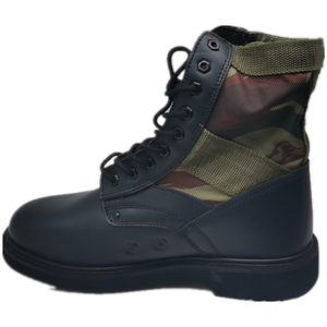 Bottes tactiques en cuir camouflage personnalisées DFS17 Afrique avec manchons en toile Oxford - Product Image 3