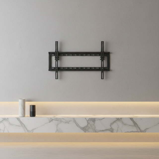 High Quality Slim Design Big Size Affordable Mount Fixed TV Wall Bracket Mount Steel Material Stand