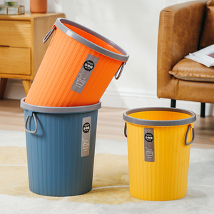 Green Plastic Trash Can Fits Under Desk and <strong>Small</strong> Narrow <strong>Spaces</strong> in Commercial Kitchen Home Office and Dorm - Product Image 6