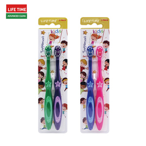 定制儿童可爱小星星舒适握把舌头清洁器刮舌器儿童牙刷牙刷 - Product Image 4