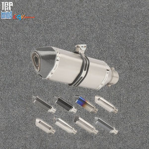 Pot d'échappement universel pour moto 51 mm - Nouveau <span class=keywords><strong>Db</strong></span> <span class=keywords><strong>Killer</strong></span> pour rénovation/amélioration compatible avec Gixxer155 R15 GSXR125 PCX Msx125 Cbr125r - Product Image 3