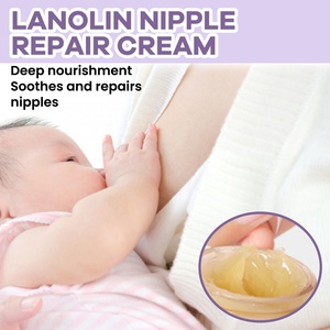 Marque privée Crème réparatrice pour mamelons à base de plantes, nourrissante et apaisante, anti-fissure, à la <span class=keywords><strong>lanoline</strong></span>, pour l'<span class=keywords><strong>allaitement</strong></span> - Product Image 4