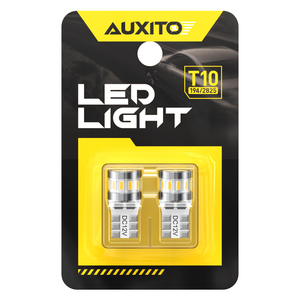 Auxito หลอดไฟ LED 3000K สีเหลืองอำพัน9V 14V 140lm 2ชิ้นสำหรับไฟภายในรถยนต์ - Product Image 1