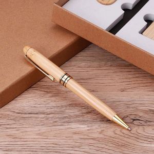 Graduation Gifts Custom Logo Corporate Wooden Bamboo Items Card Holder Pen Key Chain Promotion Business Gift Set - Product Image 5