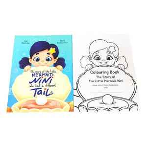 Bebé niños educación temprana libro para colorear aprender inglés dibujos animados letra animal dibujo Doodle libro pegatinas
