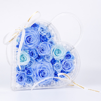 Boîte à roses éternelles de style nouveau pour un cadeau d'anniversaire ou de Saint-Valentin