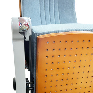 เก้าอี้หอประชุมมาซาโอะ สีเงินเทา พร้อมที่วางแขน สำหรับใช้งานเชิงพาณิชย์ - Product Image 2
