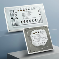 Interrupteurs muraux intelligents, interrupteurs intelligents WiFi, interrupteurs de lumière intelligents pour la maison intelligente, Zigbee pour hôtel, bureau, appartement