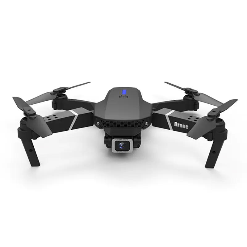 Drone E88 E88 WiFi FPV Drone With Dual 4K HD Camera And Wide-Angle Live Video Drone Mini E88