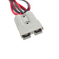 Câble de raccordement circulaire personnalisé de haute qualité 50A avec connecteur et pince crocodile pour le chargement de batteries automobiles