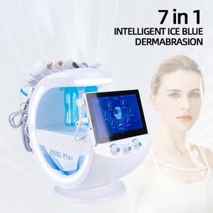 Appareil de beauté facial intelligent à ultrasons, peeling aquatique bleu glace, hydratation et oxygénation, nouveau produit avec prises US et IT - Product Image 3