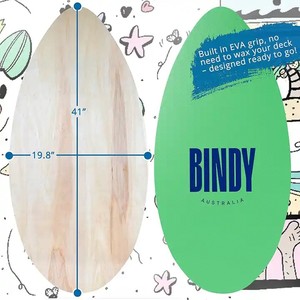 Skimboard en bois léger avec dessus en EVA, pour tous les niveaux, sports nautiques, planche de surf pour les eaux océaniques TS0063 Body Board TS0063 - Product Image 5