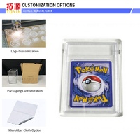 Étui de présentation universel pour cartes gradées TCG, moderne, transparent, résistant à l'eau, pour cartes sportives, compatible PS-A, BGS, SGC, CGC