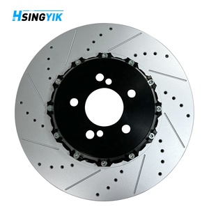 Disque de frein à rotor arrière Hsingyik en 2 pièces pour <span class=keywords><strong>BMW</strong></span> M2 M3 M4 F22 F30 F32 F33 F80 F82 F83 F87 34212284811 370X24MM - Product Image 2