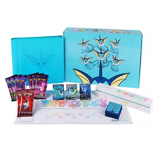 MS Originale Carte à collectionner chinoise <span class=keywords><strong>simple</strong></span> Pokemoned Eevee Advanced Gift Box Water Fire Thunder Trading Card Pokemoned Box - Product Image 2