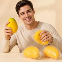 Jouet anti-stress en forme de grande mangue, très populaire, fruit réaliste pour les 5-7 ans, en TPR, logo personnalisable