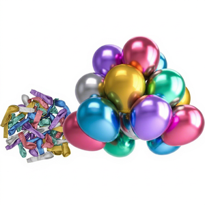 10 PCS 2.8g Black Eco-Friendly Latex <b>Balloons</b> for Christmas & Father's Day Party Decorations - Product Image 1