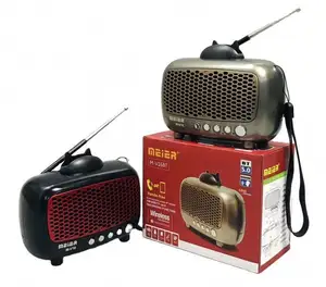 Meier M-V16BT nuovo Design Bt Radio portatile altoparlante regalo Wireless Internet Box Bass Band Radio