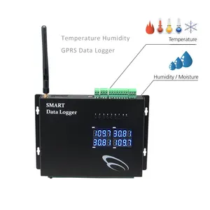 gprs rs485 lora temperature electricity data logger recorder water quality testing